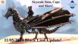 GW2  11052024 Black Lion Update  Clockwork Skyscale Skin and More [upl. by Mcknight804]