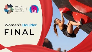 Womens Boulder final  NEOM 2024 [upl. by Sue]