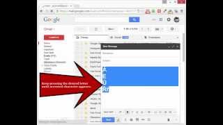 Accents amp Diacritics for Gmail Google Chrome Extension [upl. by Yorel]