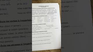 Exercice à limparfait en français  exercices pratiques à limparfait Apprendre le français [upl. by Holly-Anne]