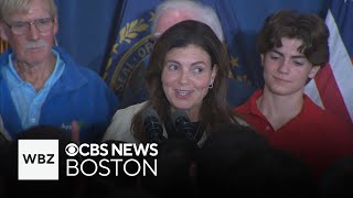 Kelly Ayotte speaks to supporters after Joyce Craig concedes in NH governors race [upl. by Ecinnaj]