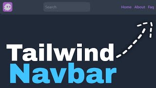 Simple tailwind css navbar [upl. by Akimak6]