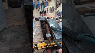 Using Vinegar Concentrate to remove Rust knifemaking [upl. by Klump]