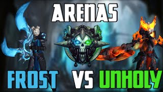 CUAL ESTA MAS ROTO 🔥 DK Profano Vs Escarcha 🔥 WoW TheWarWithin Español ARENAS 2V2 [upl. by Eliezer]