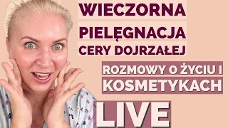 Wieczorna pielęgnacja cery mieszanej dojrzałej wrażliwej i naczynkowej 🤯 [upl. by Ardnaeel]