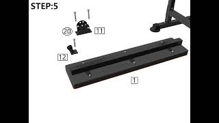 Wesfital Bench Press Machine  Assembly Guide [upl. by Nomahs]