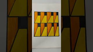 optical illusions drawing for kidseasy 3d illusiondrawtrending viralshortfeedcolorfullillusion [upl. by Hsreh569]