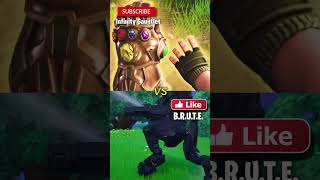 BRUTE mech vs Infinity Gauntlet FORTNITE [upl. by Bogart296]