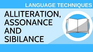 Alliteration Assonance and Sibilance  Language Techniques [upl. by Haines530]