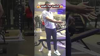 Wait for twist 😱  NOUGHTYGYM  gym motivation video 😱 shortsfeed gym trendingshorts shorts [upl. by Johnathon]