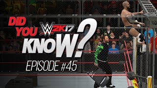 WWE 2K17 Did You Know Weapons Inside Steel Cage Matches amp More Episode 45 [upl. by Joannes]