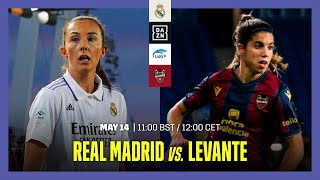 Real Madrid vs Levante  LIGA F Matchday 29 Full Match [upl. by Ajidahk]