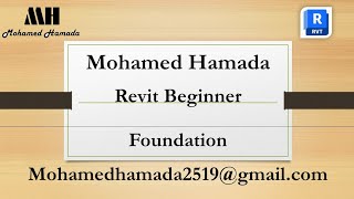 B09 Foundation Revit Beginner كورس ريفيت للمبتدئين [upl. by Aneetsyrk]