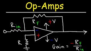 Operational Amplifiers  Inverting amp Non Inverting OpAmps [upl. by Shurlock]