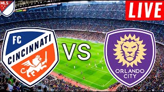 Fc Cincinnati vs Orlando City Live Score l Major League Soccer 2024 [upl. by Anyotal633]