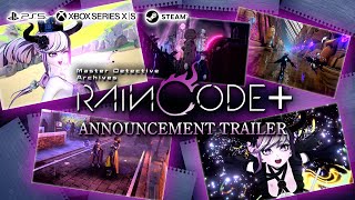 Master Detective Archives RAIN CODE Plus Announcement Trailer  PS5 Xbox Series XS Steam [upl. by Enogitna]