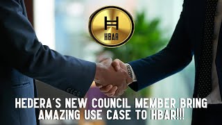 Hederas New Council Member Brings AMAZING Use Case [upl. by Cornie]