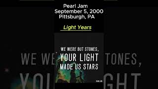 Pearl Jam Light Years 9500 rock pearljam music rockband live grunge concert alternative [upl. by Winou192]