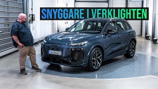 Audi Q6 etron – ny plattform ny interiör nytt allt [upl. by Novah423]