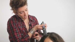 How to Straighten Hair with a Flat Iron  Cute Hairstyles [upl. by Asillim]