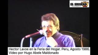 Hector Lavoe en la Feria del Hogar 1986  El Cantante [upl. by Paquito737]