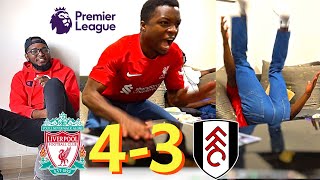 LIVERPOOL 43 FULHAM 🇰🇪 Fan Reaction  SCENES [upl. by Pinsky]