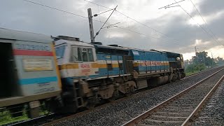 Route Diverted 12779 Vasco Da Gama  Hazrat Nizamuddin Goa Express with Pune WDP4D [upl. by Vaughn219]