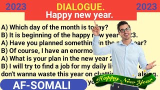 ku baro Englishka af somali DIALOGUE HAPPY NEW YEAR [upl. by Trisa]