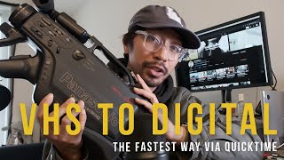 How to Convert VHS or Hi8 Tapes to Digital with QuickTime [upl. by Olmstead]