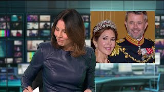 Lucrezia Millarini  Leather Dress ITV News 14Jan2024 [upl. by Bondy]