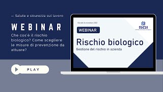 La gestione del rischio biologico in azienda [upl. by Philipp89]