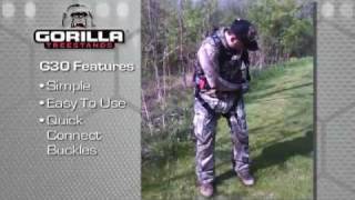 Gorilla Treestands G30 Harness Tutorial [upl. by Lazes]