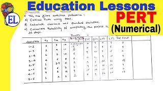 PERT Method example in Hindi  Project management  Operation research OR [upl. by Hewes709]