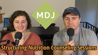 How to Structure Nutrition Counseling Sessions  My Dietitian Journey Podcast [upl. by Buff]