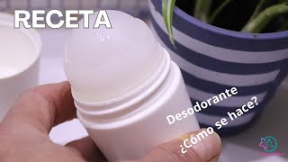 Aprende a hacer un DESODORANTE ROLLON CASERO NATURAL  Cosmética Natural en casa [upl. by Ekusoyr79]