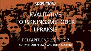 Kvalitative forskningsmetoder Stegvisdeduktiv induksjon og kvalitativ koding kap 12 og 72 [upl. by Merla133]