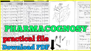 Pharmacognosy practical notes  Download PDF fileYoYoPHARMACY [upl. by Ahsikyt938]