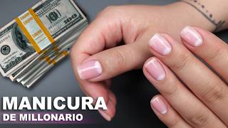 Manicura de Millonarios 💅  Cómo hacer uñas desnudas  La tendencia que está explotando en Instagram [upl. by Nrubloc223]