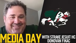 Interview with Strake Jesuit Head Football Coach Donovan Fikac [upl. by Aleyak]