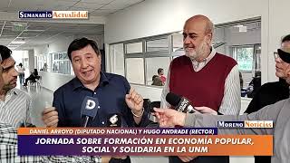 Jornada sobre formación economía popular social y solidaria en la UNM [upl. by Tabatha]