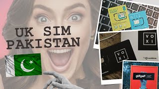 Uk Sim Card in Pakistan for TikTok Live All Type of OTP amp Life Time Activated [upl. by Fonsie]