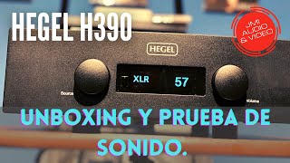 Hegel H390 Unboxing y prueba de sonido hegel amplificador jmiaudio [upl. by Callean746]