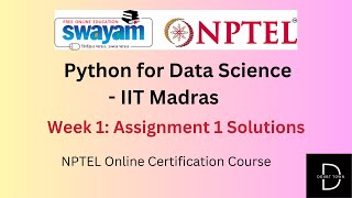 Python for Data Science IIT Madras Week 1  Assignment 1 Answers Jan 2024 NPTEL [upl. by Davis]