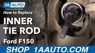 How to Replace Inner Tie Rod 0914 Ford F150 [upl. by Leslee417]