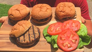 Gabriels Porkless Burgers Vegan Oil Free amp Grillable [upl. by Walczak]