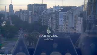 Four Seasons Hotel Buenos Aires  Live Camera [upl. by Barnett48]