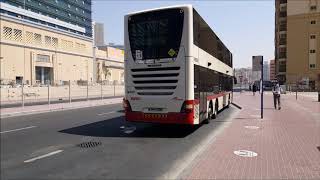 Sharjah to dubai bus and metro full tour video [upl. by Nylirrehs]