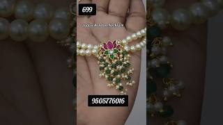 jadaukundan beads pearlschoker necklace neckchainviralvideo shorts yt jewellerynew jewel [upl. by Ennair861]