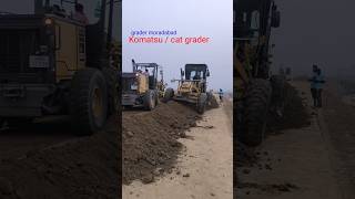 Komatsu grader  cat grader youtubeshorts grader moradabad graderlover constructionequipment [upl. by Nahaj]