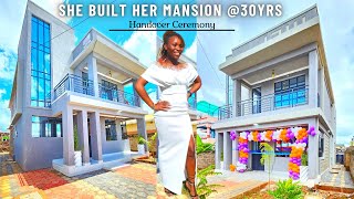 How A 30 YearOld Kenyan Lady Build A 7200000 Mansion  Handover Ceremony Along Thika Rd❤️💯 [upl. by Gonyea321]